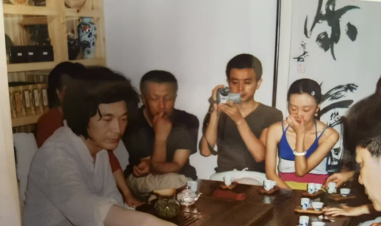 行家茶道研究会早期照片5：小型茶会现场